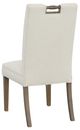Fairfield® Customizable Entree Dining Pull Tall Back Dining Chair with Mica Legs-3