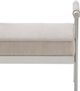 TOV Furniture Diva Cream Velvet Bench-3