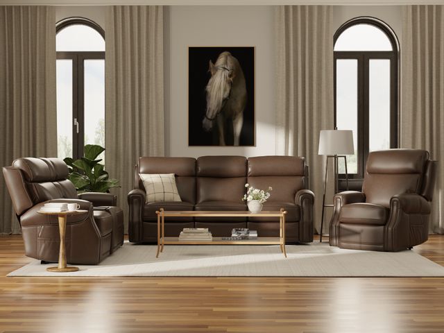 Umber Sofa, Loveseat, and Recliner Set-0
