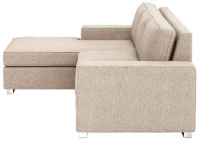 Zuo® Modern Brickell 2-Piece Beige Left-Arm Facing Sofa Sectional and Chaise-2