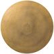 Moe's Home Collection Callie Glass Top Coffee Table with Antique Brass Frame-4
