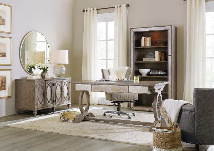 Hooker Furniture Trestle Desk - Thumbnail 2