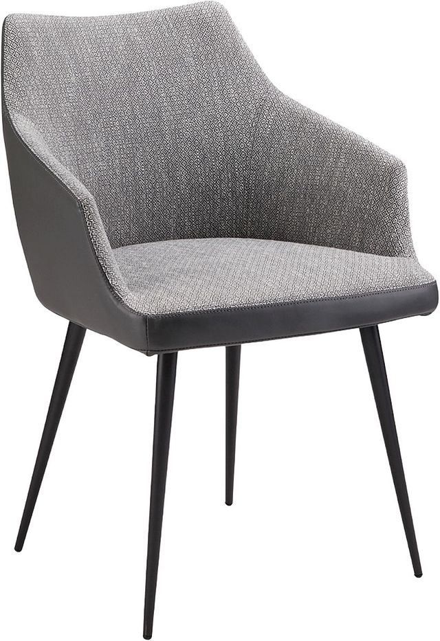 Moe's Home Collection Beckett Grey Dining Arm Chair-0