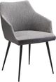 Moe's Home Collection Beckett Grey Dining Arm Chair-0