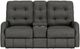 Flexsteel® Customizable Devon 72" Manual Reclining Loveseat with Console-2