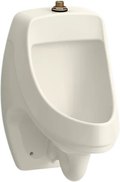 KOHLER® Dexter™ Biscuit Washout Half-Stall 0.125 Gpf Urinal, Top Spud-0
