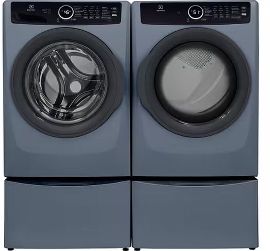 Electrolux 400 Series Denim Blue Front Load Washer & Electric Dryer Laundry Pair-3