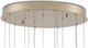 Currey & Company Alsop Black/Brown Round Multi-Drop Pendant Lighting-2
