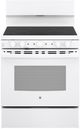 GE® 30" White Freestanding Electric Range-0