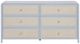 TOV Furniture Patty Blue 6-Drawer Dresser-3