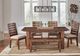 A-America® Anacortes Dark Taupe Trestle Dining Table-2