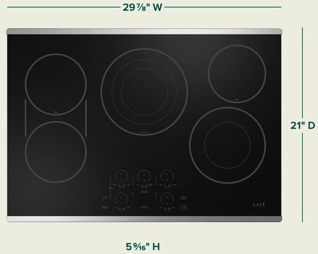 Café™ 30" Stainless Steel Electric Cooktop-2