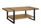 Monarch Specialties Inc. Mango Wood-Look Coffee Table with Shelf-0