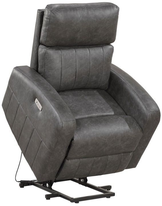 Homelegance® Wheaton Gray Power Lift Chair-0