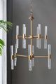 A & B Home Idony Chrome/Gold Chandelier-4