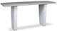 Century® Customizable Details Live Edge 72" Guan Slab Console Table with Veneered Maple Base-0