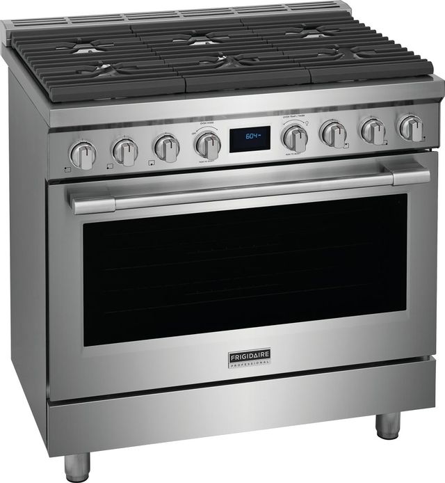 Frigidaire Professional® 36'' Stainless Steel Pro Style Dual Fuel Natural Gas Range-5