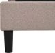 Primo™ International Greta Grey Full Upholstered Wingback Platform Bed-4