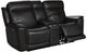 BarcaLounger© Burbank Matteo Smokey Gray Power Reclining Loveseat-1