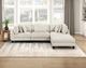 Homelegance® Robstown 4-Piece Beige Modular Sectional with Ottoman-1