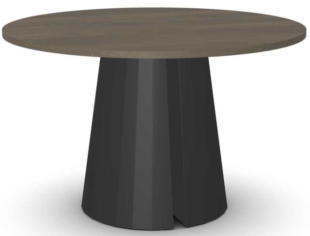 Amisco Customizable Gemma Birch Veneer 48" Round Dining Table-0