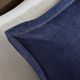 Olliix by Woolrich Blue Queen Perry Oversized Denim Comforter Set-2