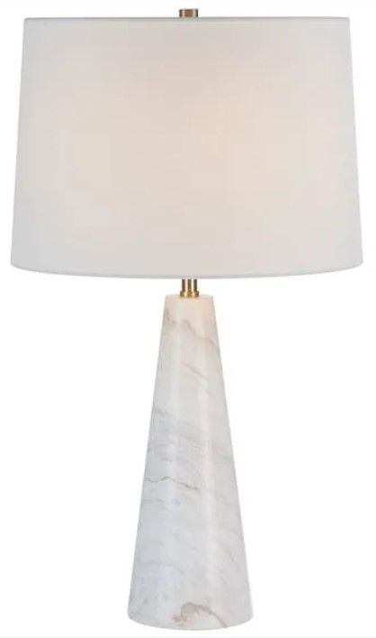 Renwil® Vevey Natural Honed White Table Lamp-1