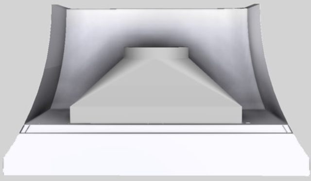 Vent-A-Hood® Designer Series 54" White Wall Mounted Range Hood-2
