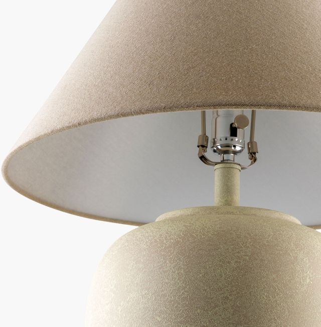 Surya Mijas Antiqued White Table Lamp-2
