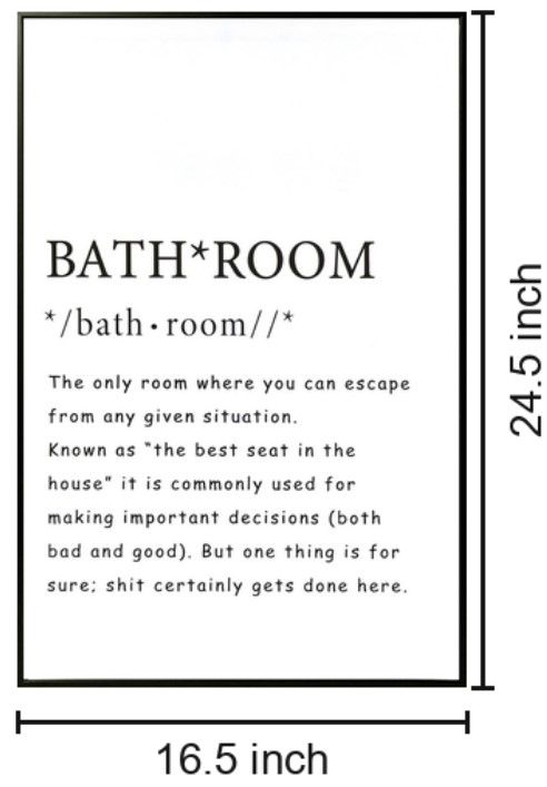 Classy Living Refreshing Quirky Definitions Wall Art-2