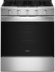 Whirlpool® 30" FingerPrint Resistant Stainless Steel Slide-in Gas Range with Air Cooking Technology-0