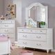 Furniture of America® Belva White 4-Piece Bedroom Set-2