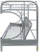 ACME Furniture Eclipse Silver Youth Twin Over Full Futon Bunk Bed-4