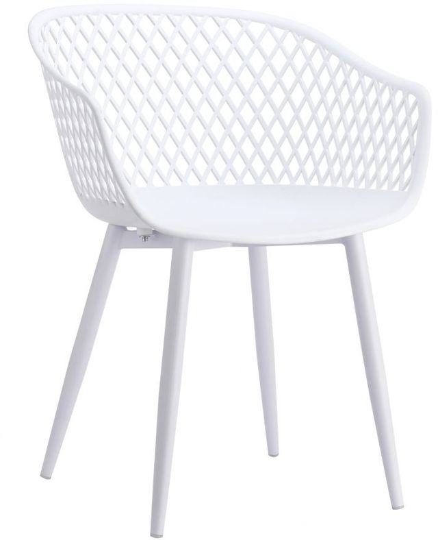 Moe's Home Collection Piazza White-M2 Outdoor Chair-1