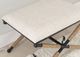 Linon Ashburn Campaign Black/Gray Accent Stool-5