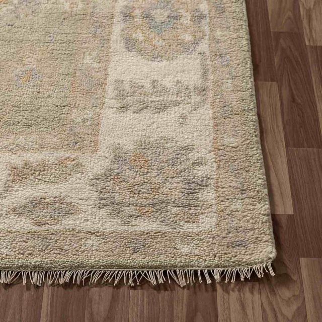 LR Home Senneh Green/Ivory 8'x10' Area Rug-1