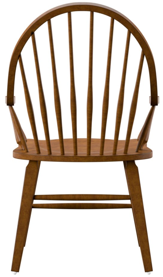 Liberty Furniture Hearthstone - Oak Windsor Back Arm Chair