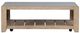 Liberty Furniture Millstone Gray Cocktail Table with Nutmeg Base-2