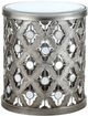 Olliix by Madison Park Silver Arian Quatrefoil Mirror Accent Table-0