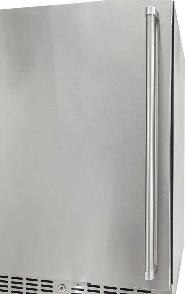 Coyote® 24" 5.1 Cu. Ft. Stainless Steel Outdoor Under Counter Refrigerator-3