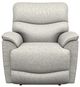 La-Z-Boy® Trouper Dove Power Rocking Recliner with Headrest and Lumbar-1
