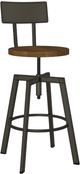 Amisco Customizable Architect Adjustable Corkscrew Stool-0