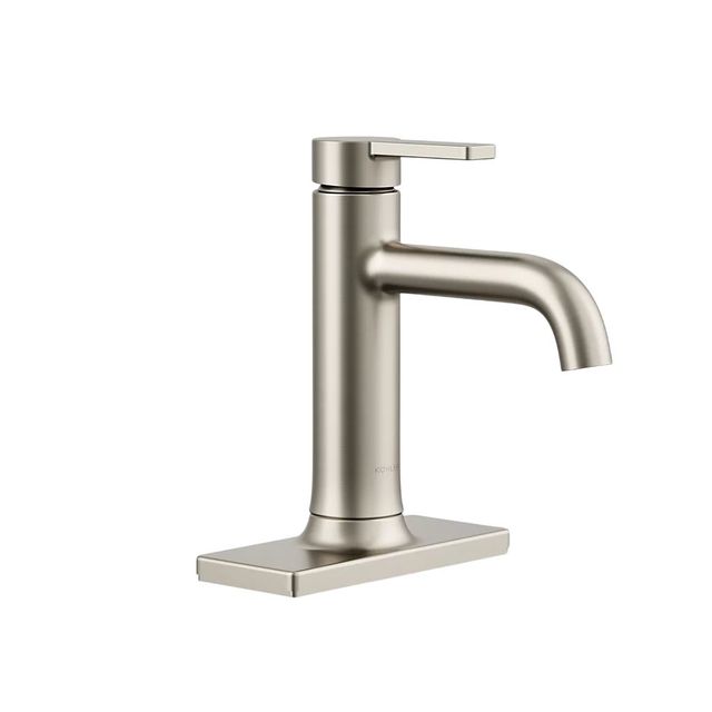 KOHLER® Venza® Vibrant Brushed Nickel 1.0 GPM Single-Handle Bathroom Sink Faucet-0