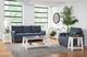 John Thomas Furniture® Home Accents Surrey Heather Gray/White Narrow Sofa Table-1