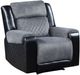 Northfield Living Alicia Black/Gray Manual Recliner-0
