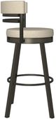 Amisco Ronny Harley/Pebble Swivel Bar Stool-2