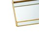 A & B Home 4-Piece Gold Glass Trays-4