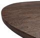 Homecrest™ Outdoor Living Customizable Timber Aluminum/Wood 42" Round Outdoor Dining Table with Universal Base and Umbrella Hole-1