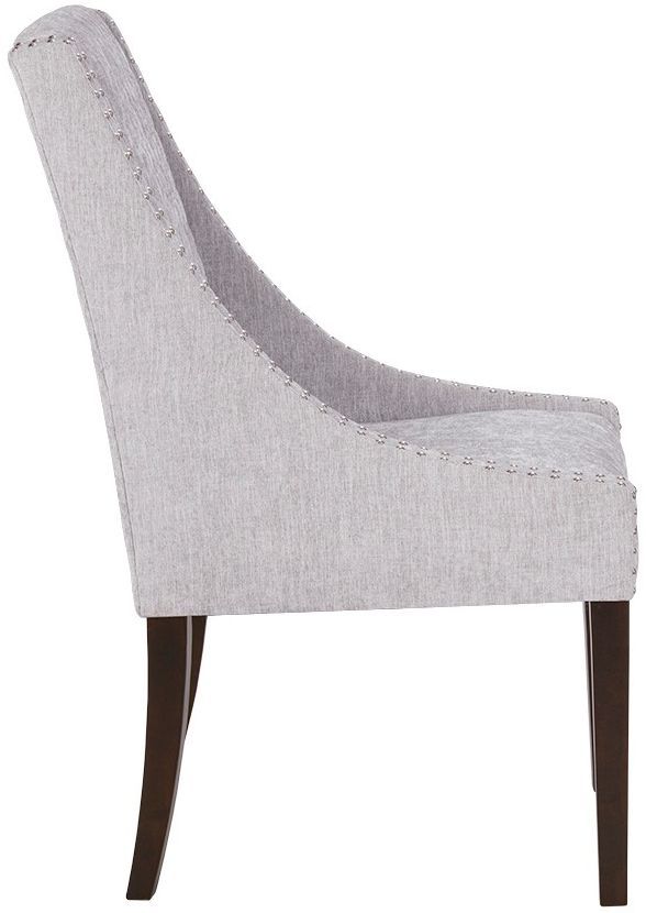 Olliix by Madison Park Gray/Silver Set of 2 Sophia Dining Chairs-3