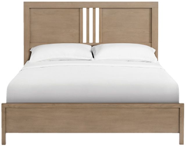 Whittier Wood® Furniture Bailey Almond California King Panel Bed-1